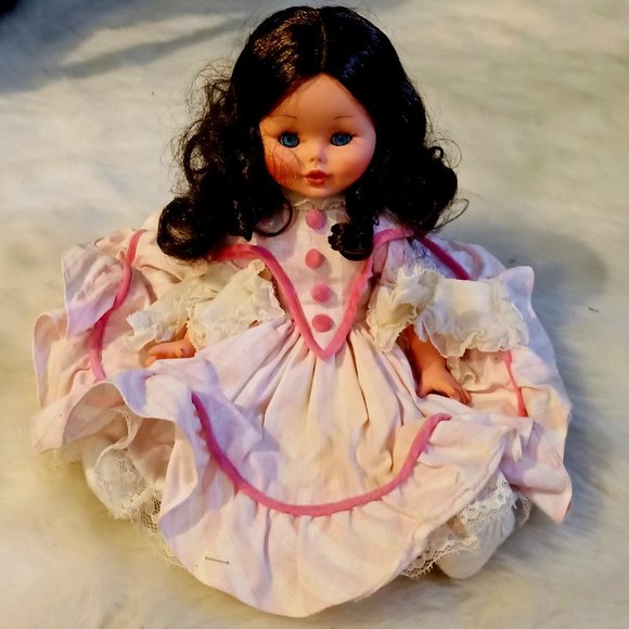Vintage Hard Plastic Moveable limbs & Eyes Doll - Picture 1 of 9